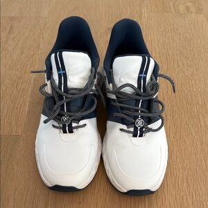 G/FORE White and Navy Golf Shoes